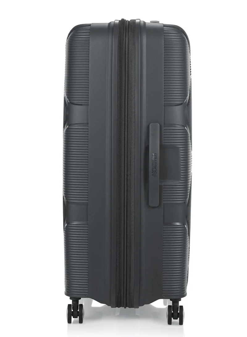 امريكان توريستر سامسونايت انستاجون سبينر 69 سم - رمادي داكن - ضمان عالمي 3 سنوات